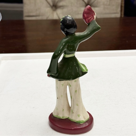 Stamped Copyright Laurel Japan Ceramic Dancer Figurine Cultural Dress Vintage Gl - Picture 5 of 12